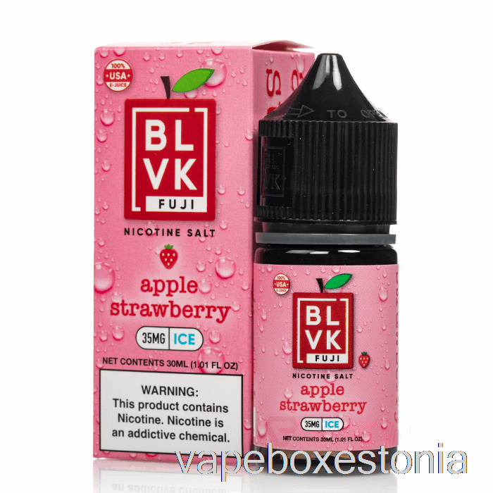 Vape Box Estonia õuna-maasikajää - Blvk Fuji Soolad - 30ml 35mg